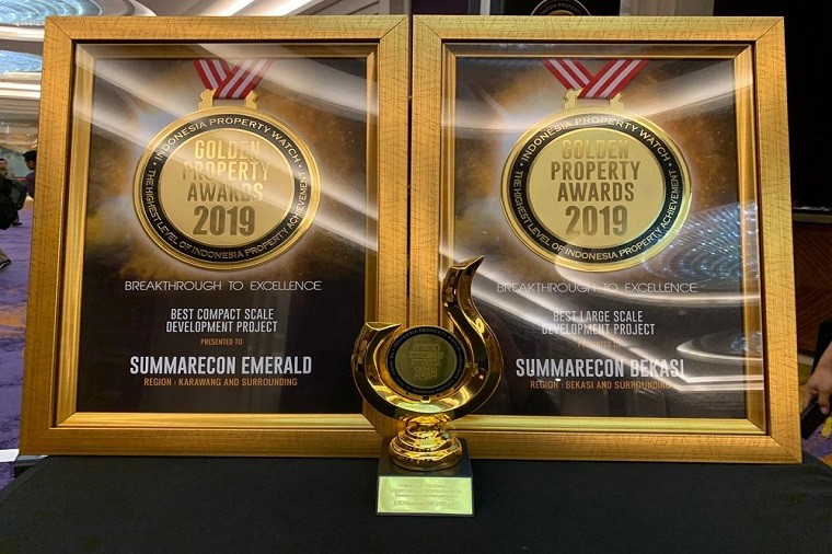 Summarecon Mengantongi 3 Penghargaan di Golden Property Awards 2019